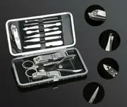 12 pcs Set Manicure Pedicure Cuticle Tools