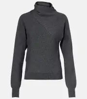 [Tom Ford] Tom Ford Cashmere and cotton turtleneck sweater UK 6 grey