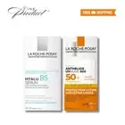 Daily Replump and Protect Set: Hyalu B5 Hyaluronic Acid Serum + SPF50+