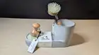 HEARTH AND HAND WITH MAGNOLIA KITCHEN SINK CADDY And DISH BRUSHES NEW WITH TAGS