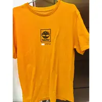 在飛比找蝦皮購物優惠-二手 Timberland 潮T 休閒T shirt 橘色 