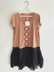 Sass Bide size S (8 10) short t-shirt dress 100% cotton party casual relaxed fit