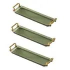 2X(Perfume Makeup Display Tray Platter for Home Livingroom Bathroom Bedroom5736