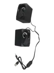 RGB USB Powered Computer Speakers with Enhanced Sound 3W x 2 Output for PCs