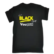 Black V1 Surname Thing - Mens Funny Novelty T-Shirt Tshirts BLACK T Shirt