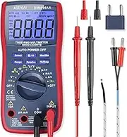 AstroAI Digital Multimeter, 6000 Counts TRMS, Auto Ranging and Manual, Measures Current, Voltage, Resistance, Continuity, Frequency; Tests Diodes, Transistors, Temperature