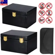 Car Key Signal Blocker Keyless Cards Phone Anti Thief Safe Blocking Faraday Box