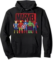 [Marvel] Avengers Classic Action Figures Pullover Hoodie