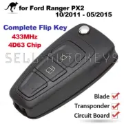 Suits for Ford Ranger PX2 10/2011 2012 2013 2014 05/2015 Flip Remote Control Key