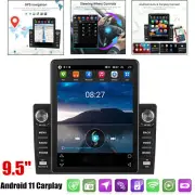 9.5" Vertical Screen 2Din Android 11 16GB Carplay Car Stereo GPS Navi Wifi BT TF (for: Fiat)