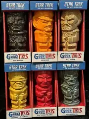 Geeki Tikis STAR TREK Series One COMPLETE SET New In Box Mugs UNOPENED Lot Of 6