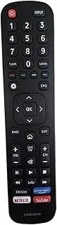 New EN2BS27H Universal Remote Control for Hisense LED Smart TVs, with Netflix, Prime Video, YouTube Buttons 50R5 55R5 58R5 65R5 Series 4 HD TV 32S4 40S4 49S4 43S8 50S8 55S8 65S8 75S8 85S8 100S8