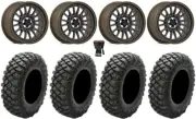 Valor V14 15" Wheels Root Beer 32" Crawler XR Tires Pioneer 1000 / Talon
