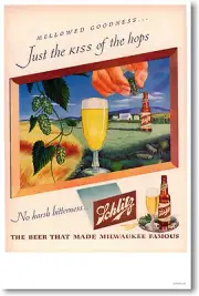 Schlitz Beer - Vintage Ad Print POSTER