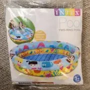 New Intex Inflatable Kid Pool 2012 Cushion Floor 48" Round Splash Outdoor Summer