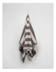 [Country Road] Eve Australian Cotton Bath Sheet in Charcoal Sand