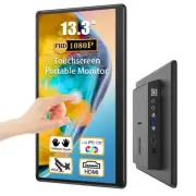 UPERFECT 13.3" Portable Monitor Touchscreen Display Full HD Screen HDMI VGA VESA