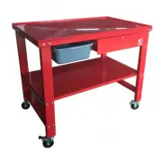 Work Bench Heavy Duty Tear Down Table with Tools Storage Drawer, Oil Drain Tray