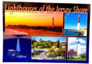 "Lighthouses Of The Jersey Shore" Unposted New Vintage Postcard