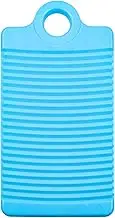 NUZAMAS Mini Plastic Washboard Fashion Washboard Non-Slip Washboard Clothes Washboard Hand Wash Board for Home Laundry Accessories Blue