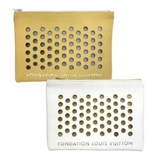 Louis Vuitton LV 博物館基金會鏤空圓點手拿包 (多色可選)