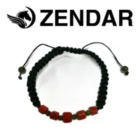 在飛比找momo購物網優惠-【ZENDAR】頂級天然紅珊瑚鼓編織手鍊 61210(天然頂