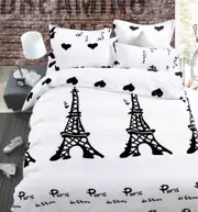 Queen/King/SuperKing Size Bed Duvet/Doona/Quilt Cover Set M357
