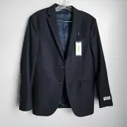 Kenneth Cole Reaction Men’s Flex Suit Blazer 36R Blue Techni Cole Sports Coat