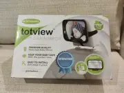Baby Backseat Mirror - View Infant in Rear Facing Car Seat -W/Baby-On-Board Sign