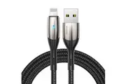 Phone Cable Baseus Horizontal With Indicator Lamp USB For iPhone 2.4A 0.5m Red