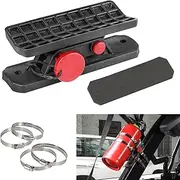 Tmipakioy Quick Release Roll Bar Fire Extinguisher Mount Holder Extinguisher Mounting Bracket Compatible with for Ford Bronco Jeep Wrangler Gladiator UTV Polaris RZR Ranger ATV
