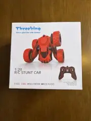 2 - Threeking RC Stunt Cars R/C Car Double-Sided Driving 360-Degree Flips