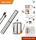 Rechargeable Handheld Electric Milk Frother - Perfect for Lattes & Cappuccinos