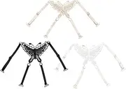 [KiRYu] 3Pcs Lace Bra Straps Butterfly Flower Cross Back Bra Shoulder Fashion Sexy Strap Bandage Wrapped Chest Crop Tops Vest