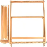 Large Wooden Weaving Machine - High-Quality Beech Wool Frame for Textile, Multi-Craft Practice Tool | Durable Tapestry for Adults, Beginner Fiber Art, Sewing Creativity, Home Art Projects
