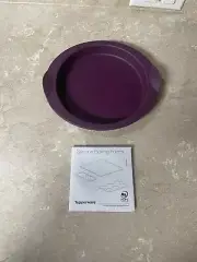 Tupperware Silicone Small Round Form Cake Baking Mold New