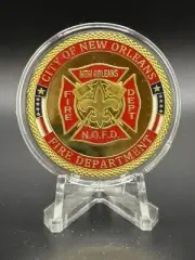 New Orleans Fire Department, Louisiana St. Florian Challenge Coin V1