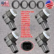 (4) 25962147 Black Reverse Backup Parking Rear Bumper Park Assist Sensor For GM