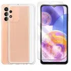 For Samsung Galaxy A23 5G SM-A236U Shatterproof Screen Protector TPU Case Phone