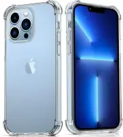 For iPhone 15 14 13 Pro MAX Plus 12 11 XS XR 8 7 6 Clear Shockproof Bumper Case