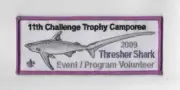 2009 11th CTC Thresher Shark Event/Program Volunteer LPR Bdr. [KY-684]