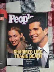 People JFK Jr. 8-2-1999 John F Kennedy Jr. Charmed Life Tragic Death New,unread