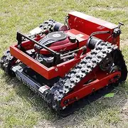 Gasoline Mower,Robot Lawn Mower, Four sroke Gasoline Lawn Mower with Remote Control, Crawler Mower Climbs up to 30° Incline, Lawn Care Equipment, for Farm, Home Garden, Orchard