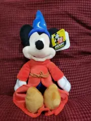 Disney Mickey Mouse 90 Years Sorcerer's Apprentice 10" Plush New with Tag