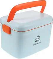 Portable Medicine Storage Box First Aid Kit Box for Travel Home Outdoor Use Cover