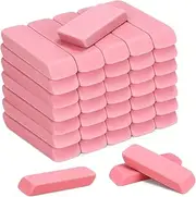 PRALB 144 Pack Pink Erasers Bulk Erasers Classroom Erasers for Art, School, and Office Use, Classroom