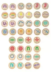The Freckled Frog Indigenous Symbols Matching Pairs Interactive Game Age 2+