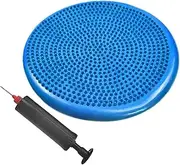 Wobble Disc,Sensory Seat Cushion with Pump - Inflatable Balance Disc, Wobble Board, Flexible Seating for Dogs, Office, Sensory Kids, Classroom