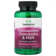 Swanson, Glucosamine, Chondroitin & MSM, 120 Tablets