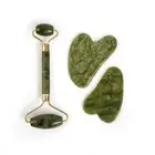 Jade Roller Gua Sha Scraper Face Lift Slimming Anti-Aging Wrinkles Massage TY Bt